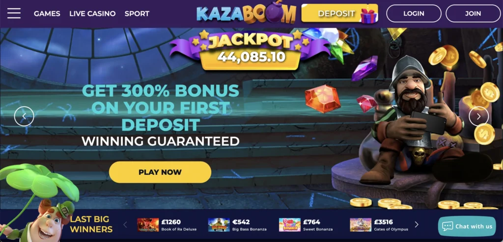 Kazaboom Casino Review