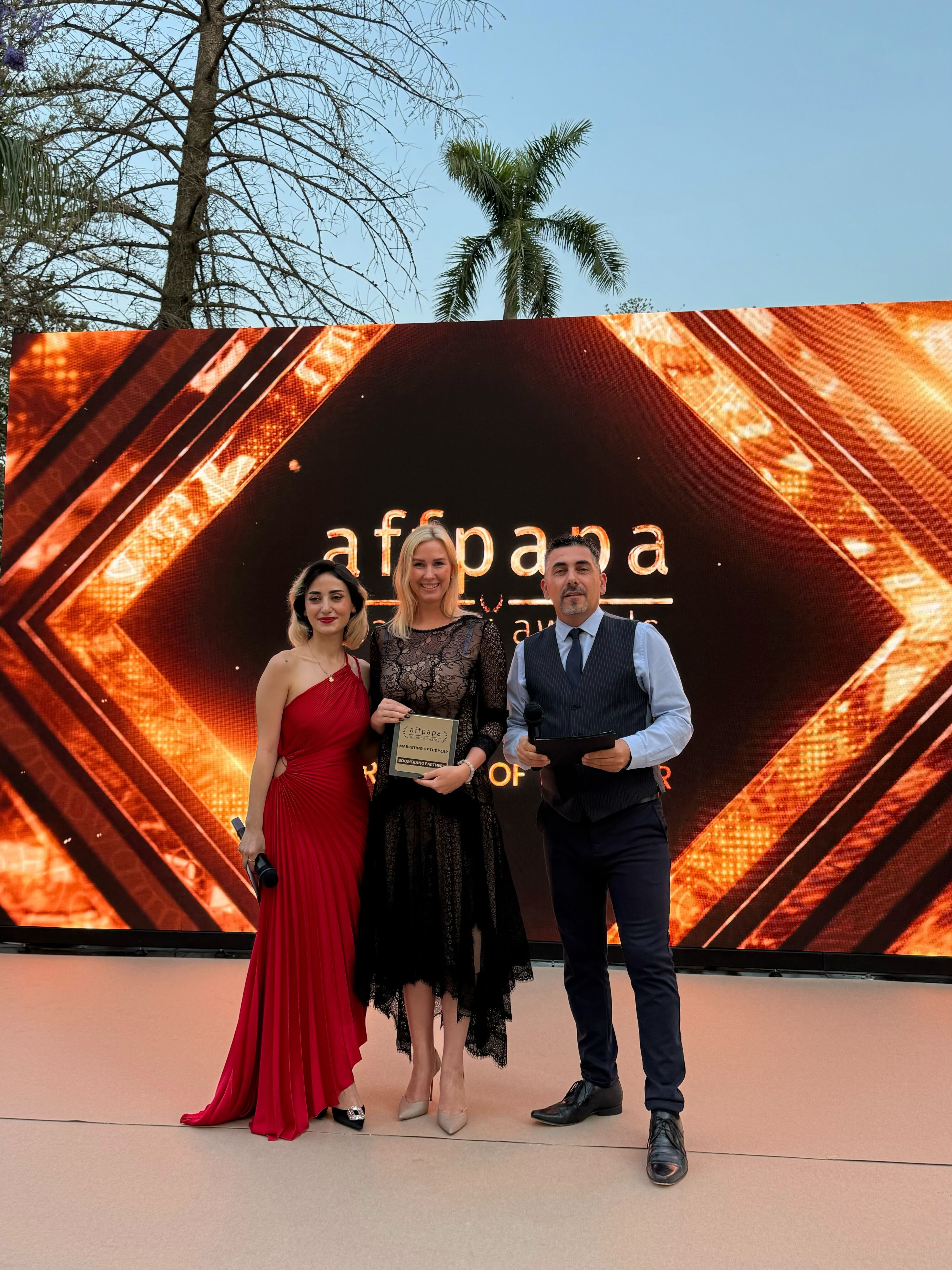 Boomerang Partners Wins Marketing of the Year at AffPapa iGaming Awards