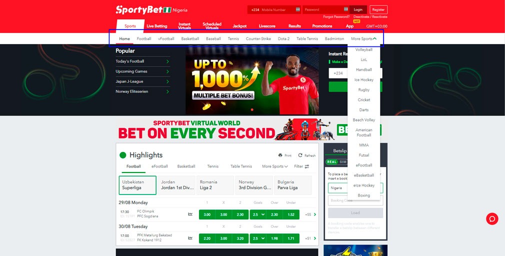 SportyBet Review