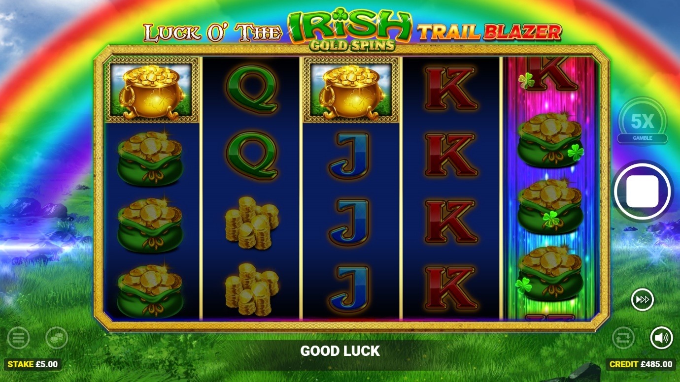 Luck O’ The Irish Gold Spins Trail Blazer