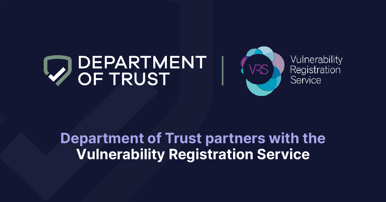 Department of Trust partners with the Vulnerability Registration Service to bolster player protection by UK gambling operators 