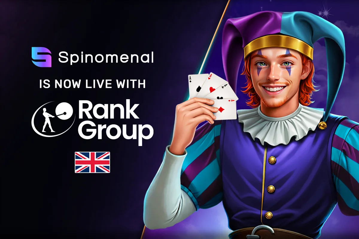 Spinomenal agrees content deal with Rank Group