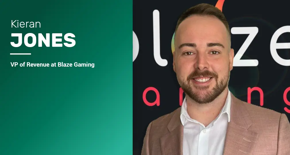 Kieran Jones, VP of Revenue at Blaze Gaming