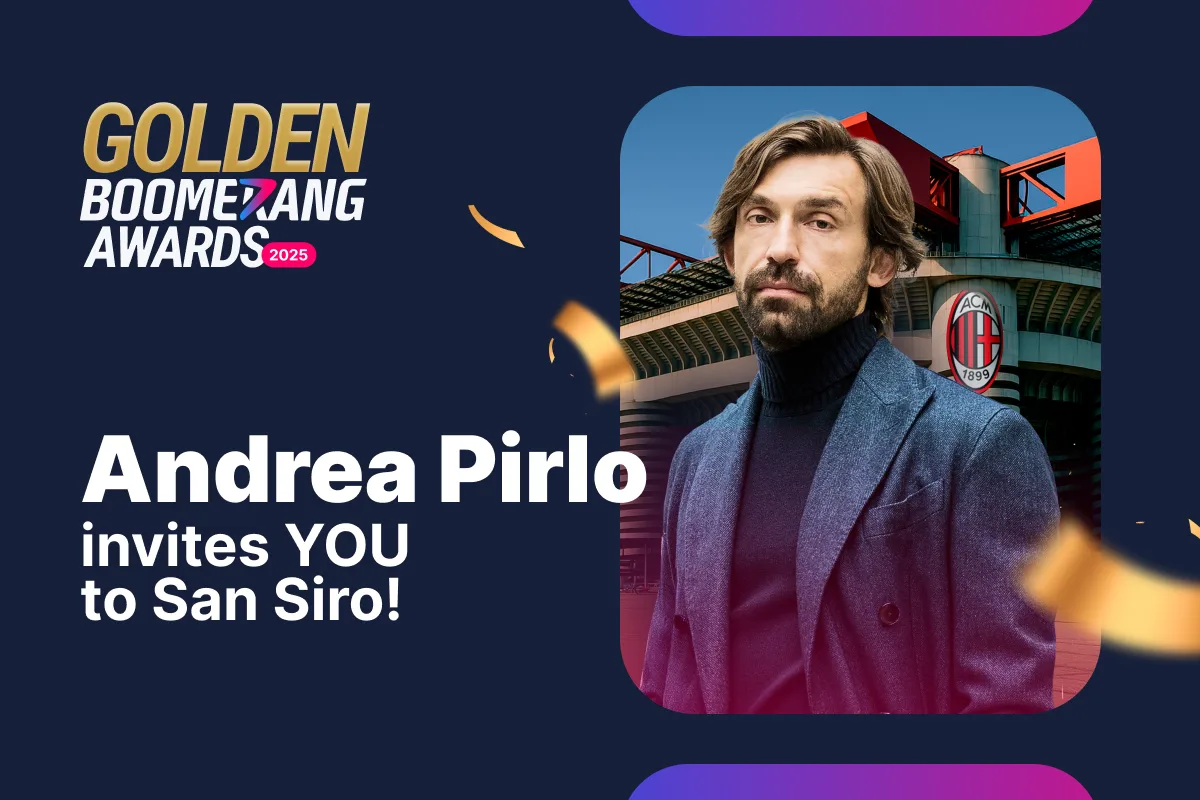 AC Milan Legend Andrea Pirlo will be the star of the Golden Boomerang Awards 2025 Ceremony