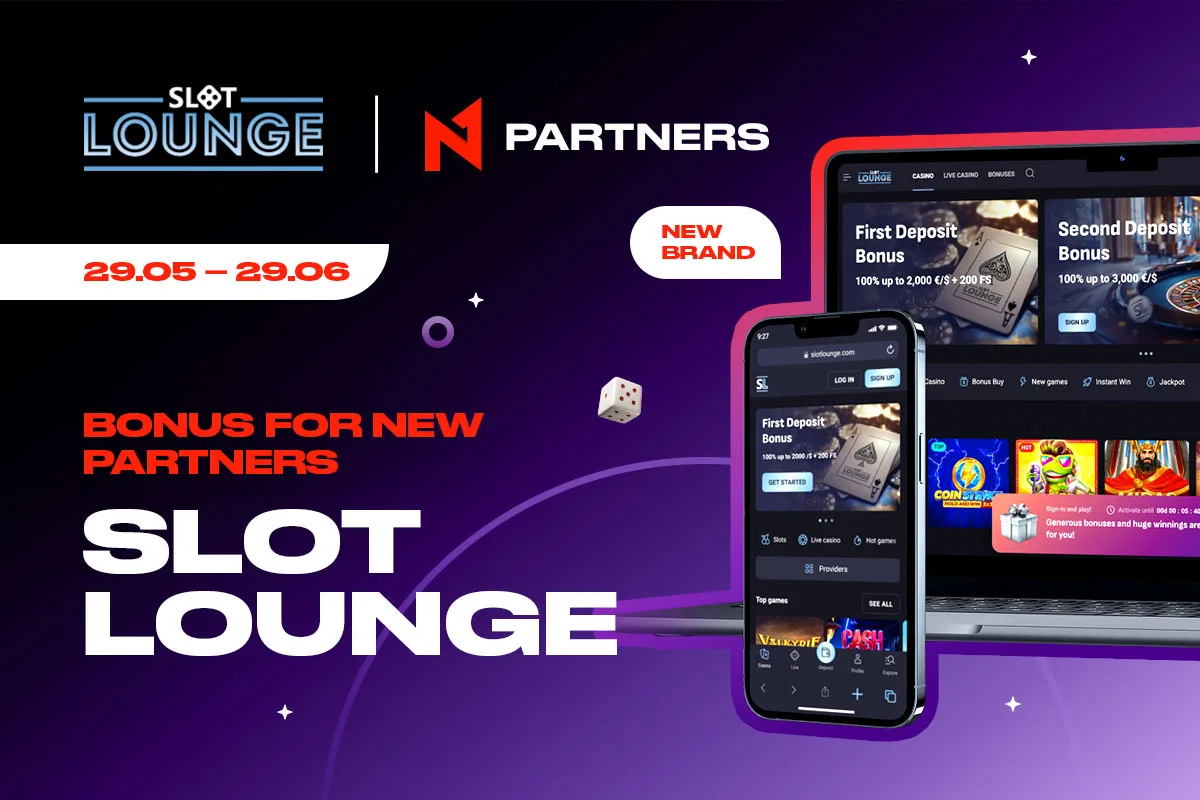 Slot Lounge — up to €1,500 Bonus for New N1 Partners!