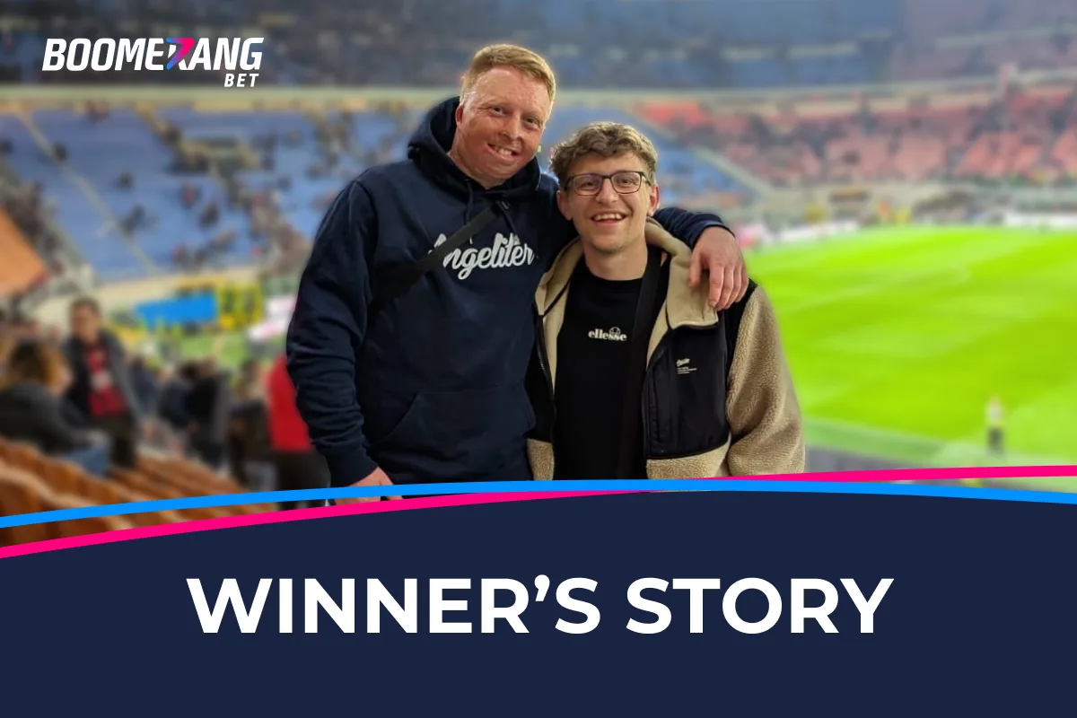 That was unforgettable! – The Boomerang Bet “AC Milan vs. Bologna Trip” Instagram Giveaway winner shared his emotions