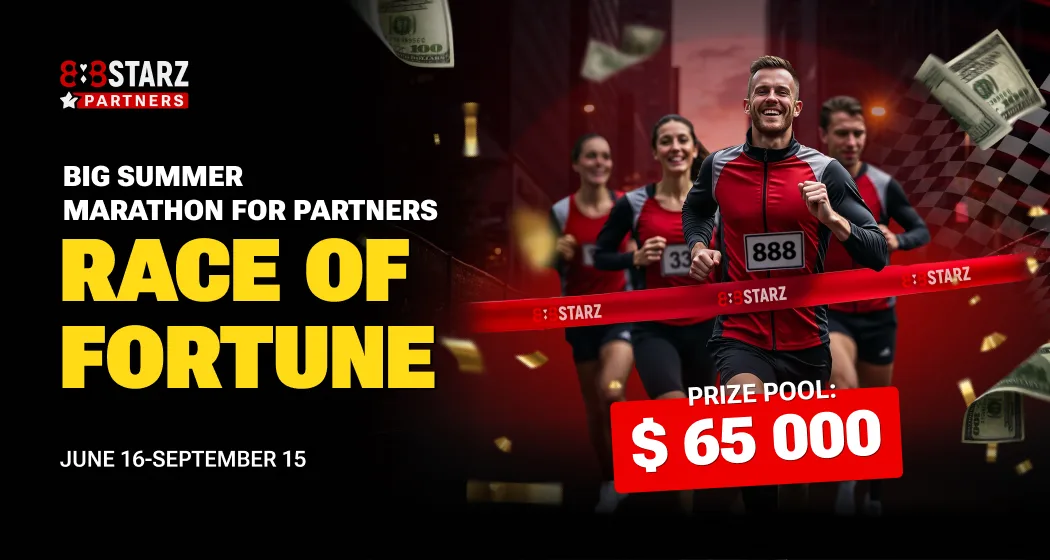 888STARZ Partners Kicks Off “Race of Fortune” Promo with $65K Prize Pool!