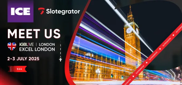 Slotegrator is on their way to London, book a meeting at iGB L!VE