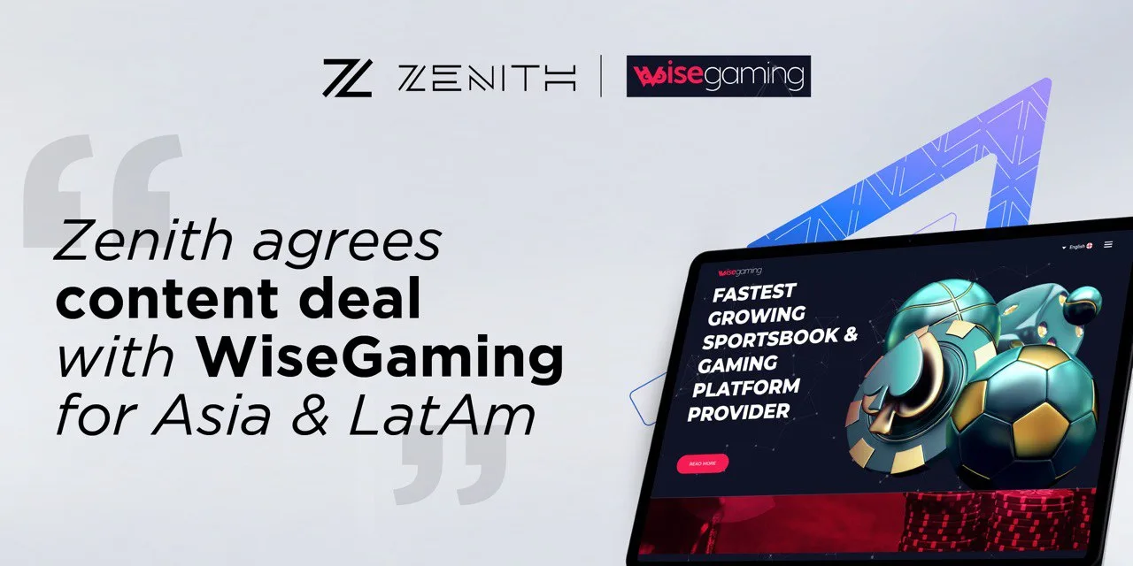WiseGaming strikes content partnership with Zenith Gaming