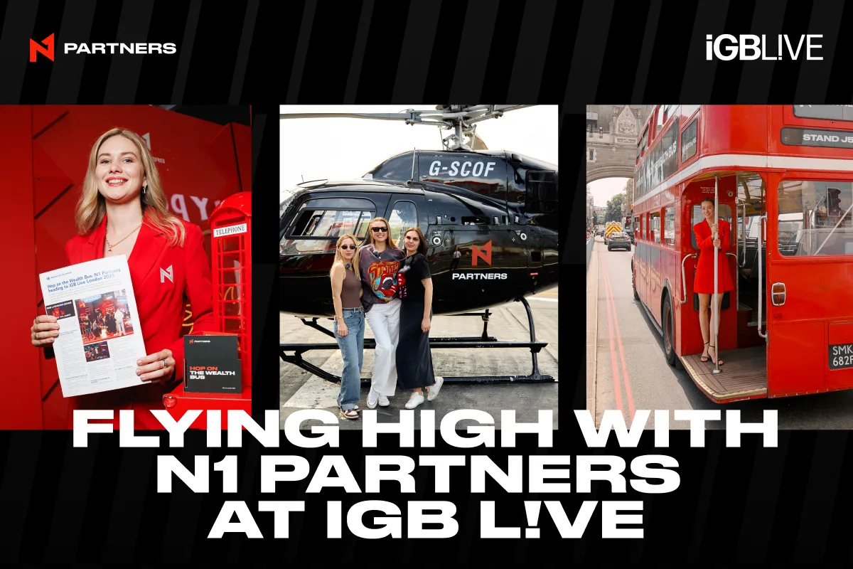 Flying High with N1 Partners at iGB L!VE: Branded Helicopter and London VIP Bus Tour for N1 Puzzle Promo Leaders