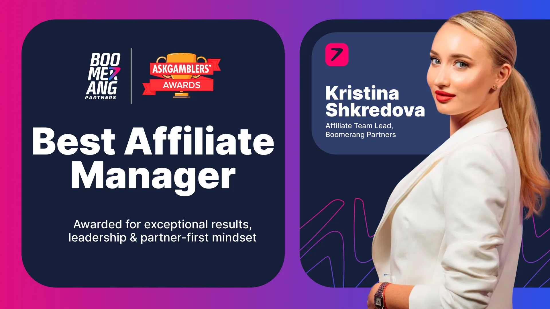 Winning Best Affiliate Manager: What It Really Takes to Win in iGaming 2025