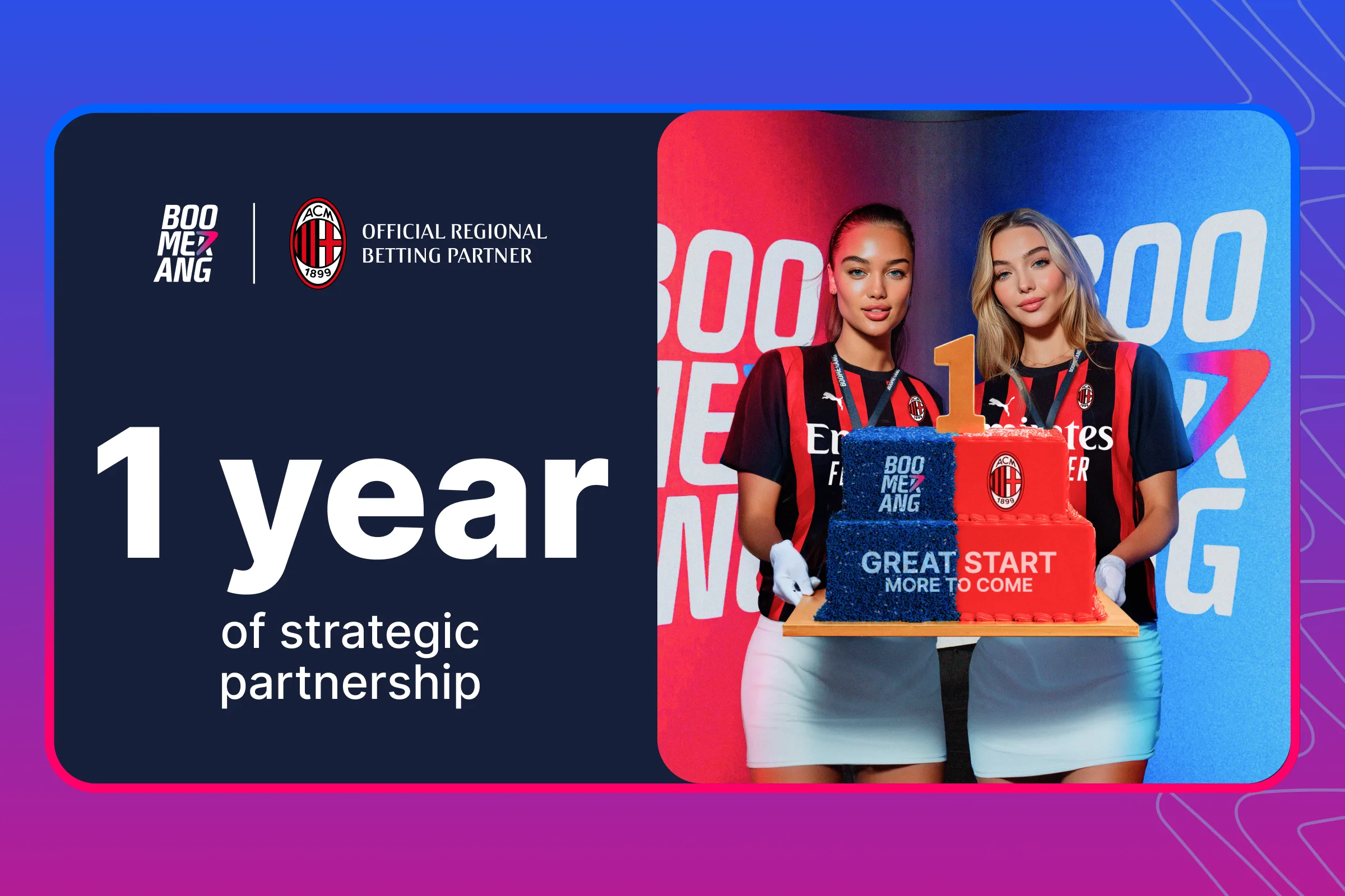 Boomerang Partners and AC Milan summarize the results of the first year of strategic partnership