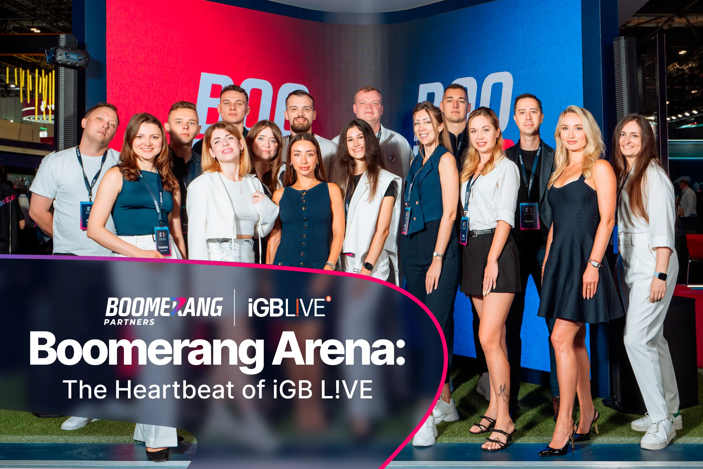 Boomerang Partners wowed the guests of iGB L!VE London with a celebration of the first anniversary of the strategic partnership with AC Milan