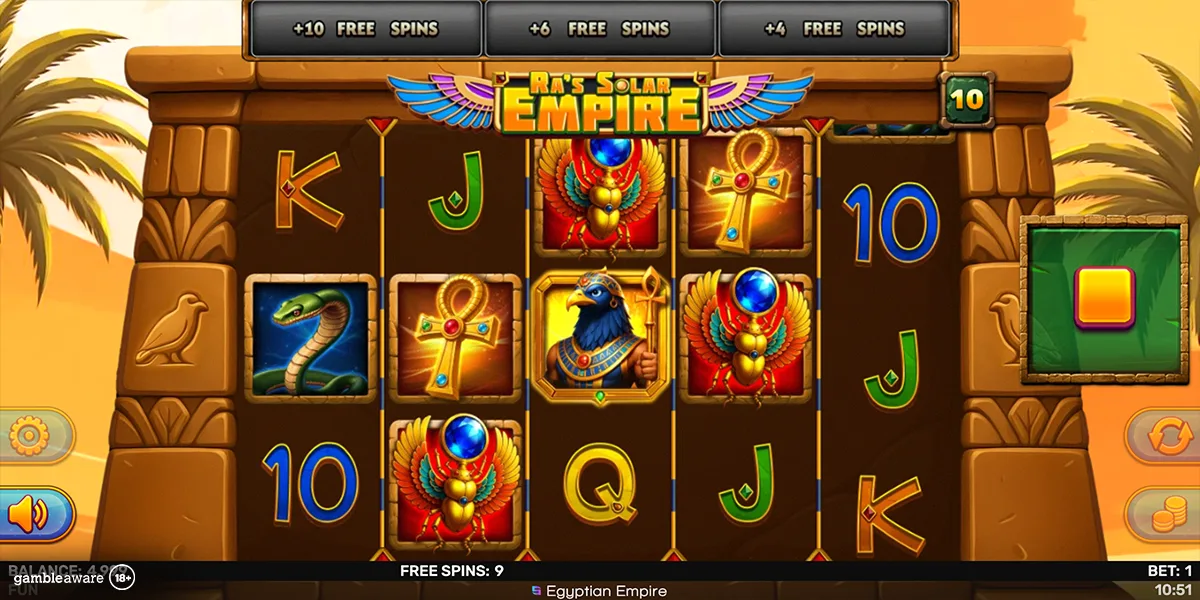Spinomenal creates another classic with Ra’s Solar Empire slot