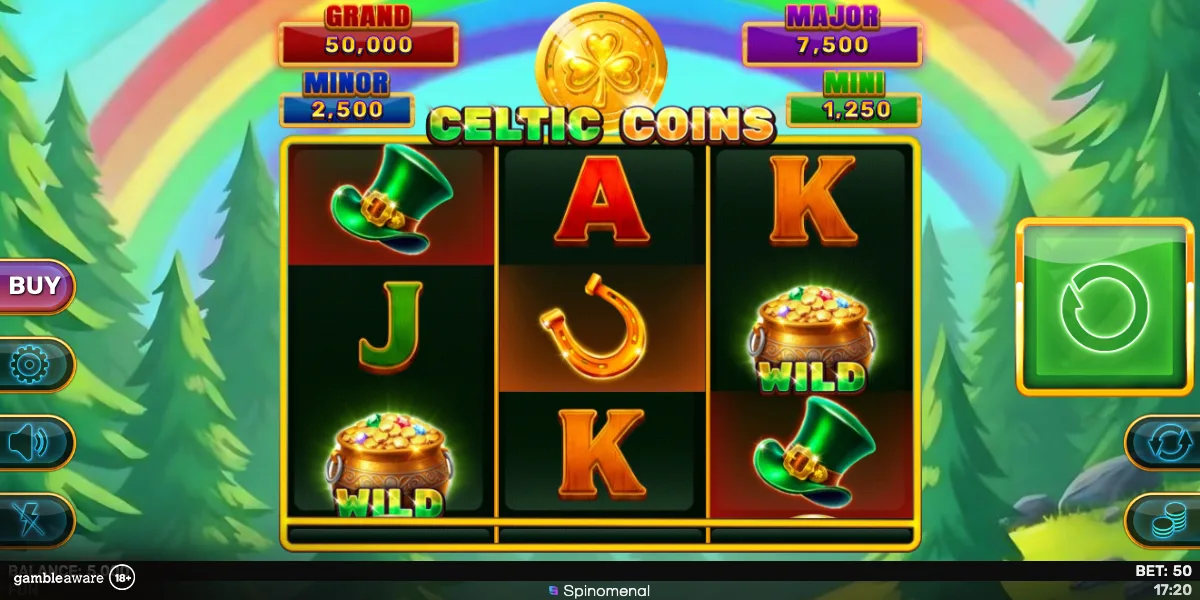 Spinomenal expands Hold & Hit 3×3 series with Celtic Coins
