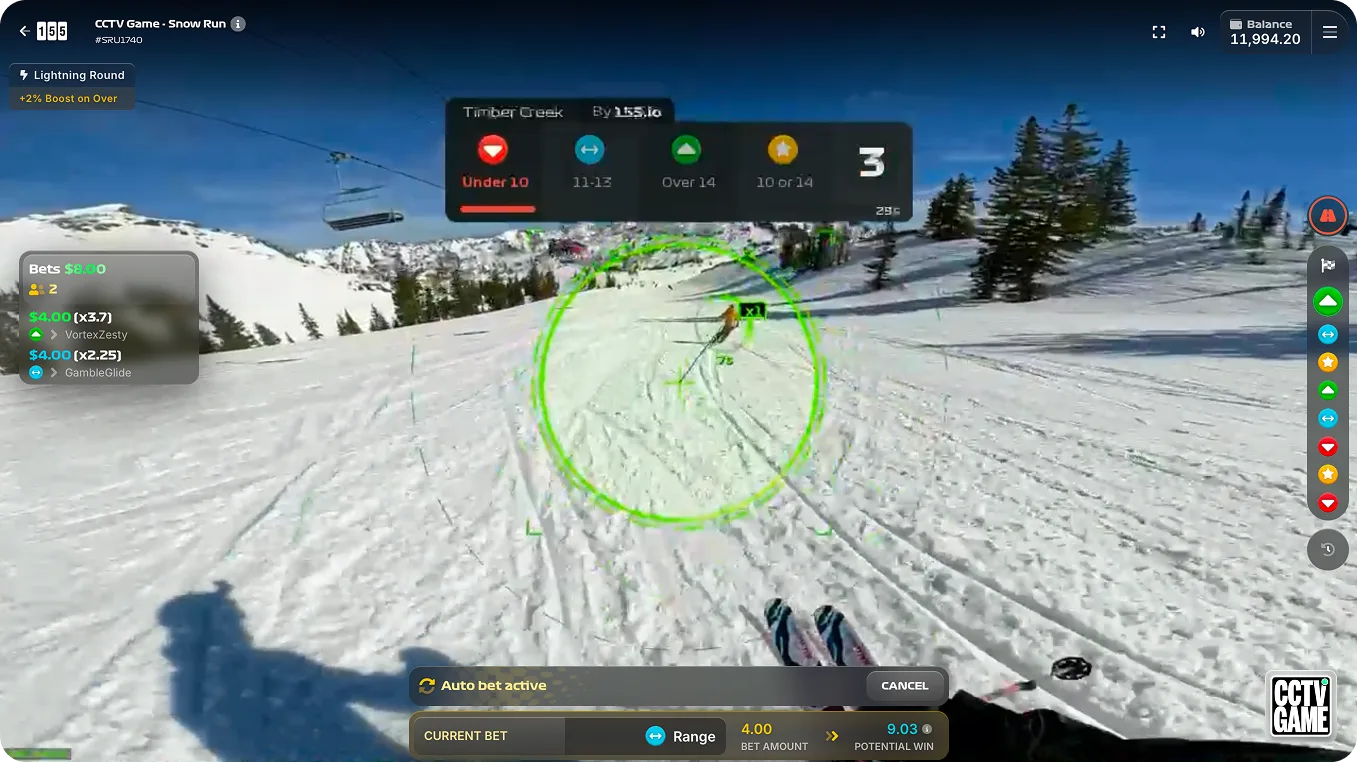 155.io launches Snow Run, bringing real-world winter sports action to its CCTV Game portfolio