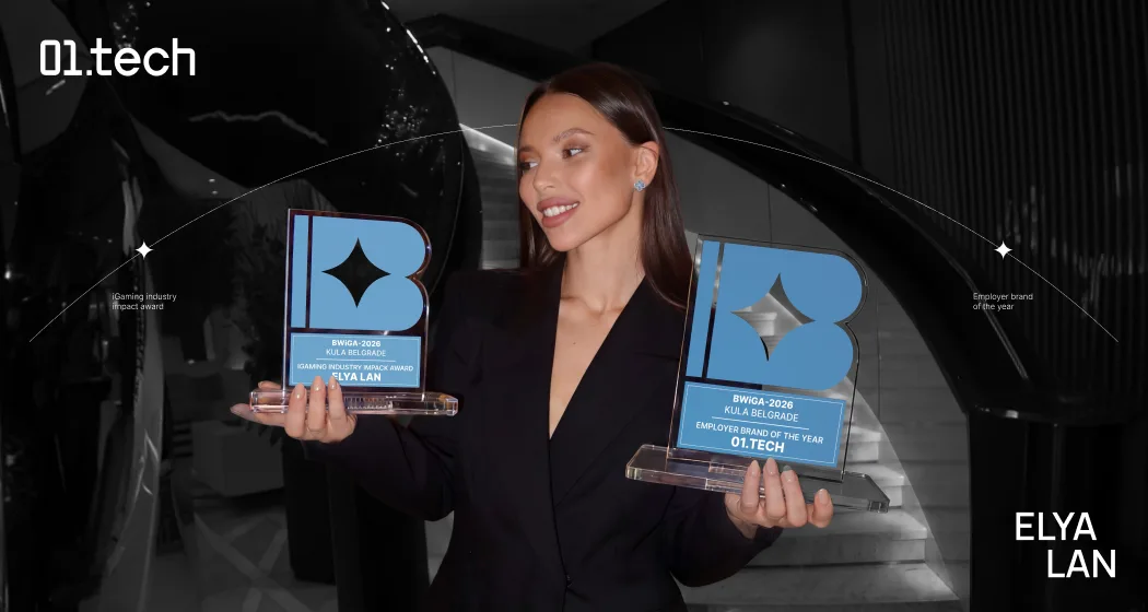 01.tech Wins Employer Brand Award and Elya Lan Recognised as iGaming Industry Impact of the Year at BWiGA 2026