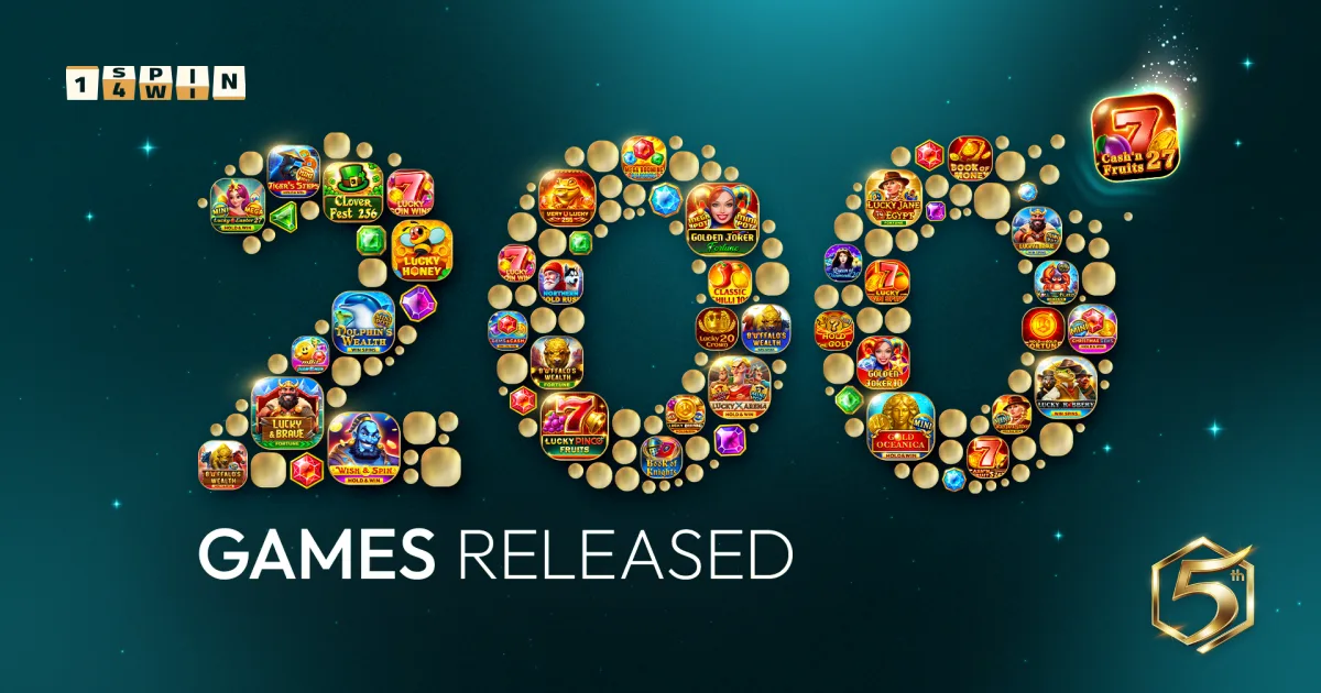 1spin4win celebrates 200 classic slots in its portfolio