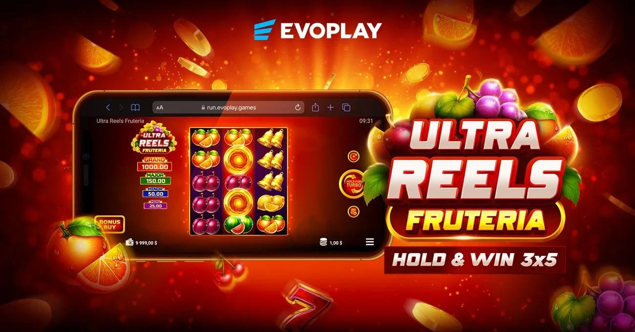 Evoplay brings a fresh flavour to the grid with new release Ultra Reels Fruteria