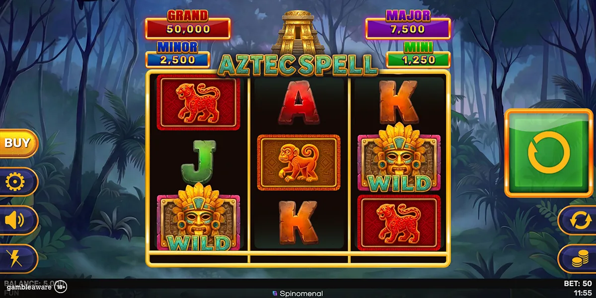 Spinomenal casts more magic with Aztec Spell – Hold & Hit 3×3