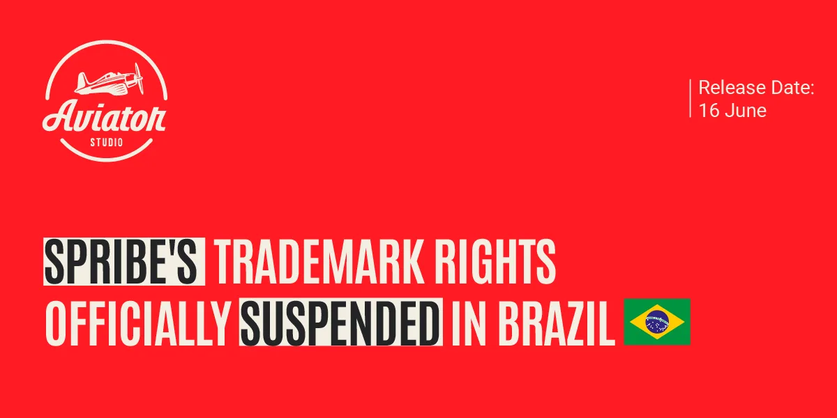 Aviator Studio Secures Significant Legal Victory in Brazil as Federal Court Suspends Spribe’s Aviator Trademark Rights