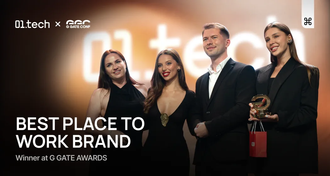 01.tech Honored as Best Place to Work Brand at GGate Awards 2026