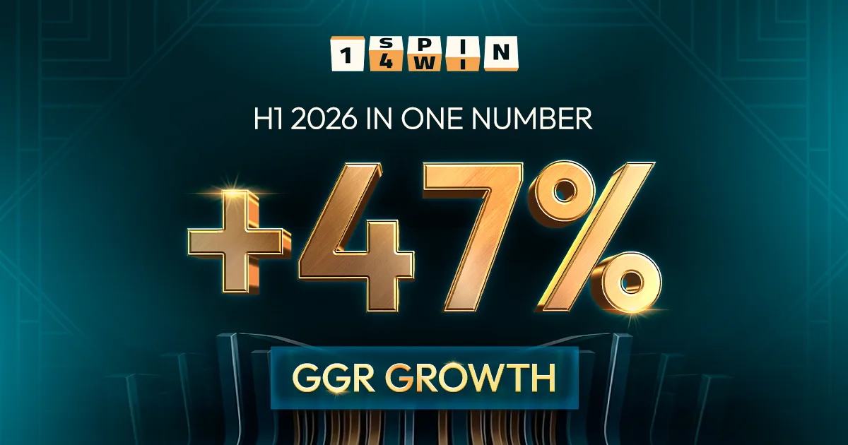 1spin4win achieves strong H1 2026 growth with GGR up 47% year over year