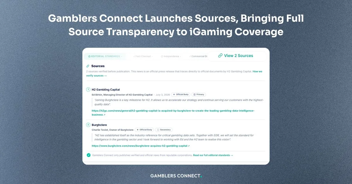 Gamblers Connect Strengthens Trust with Launch of Verified Sources Panel
