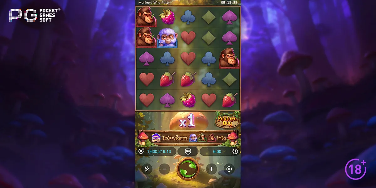 PG Soft invites players to join Monkey’s Wild Party