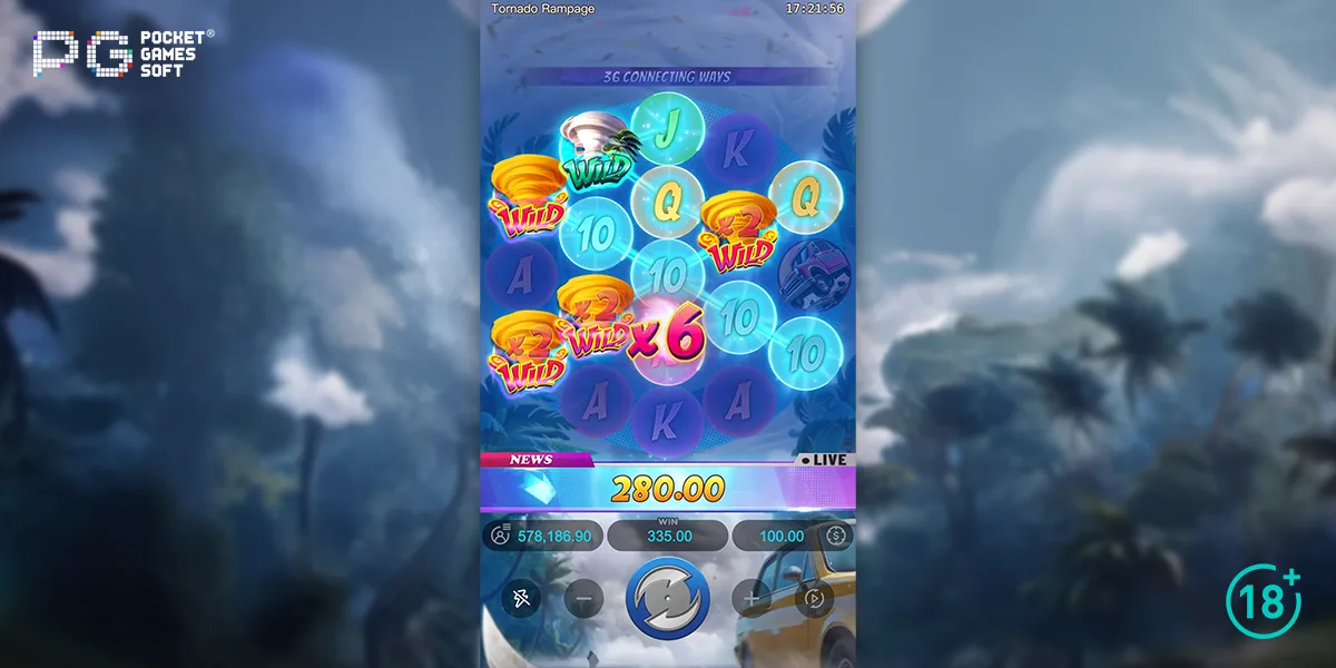 PG Soft whips up a storm with Tornado Rampage slot